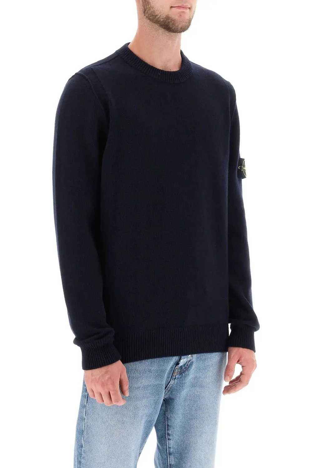 Stone Island o1s22i1n0524 Crewneck Sweater in Blue - image 3