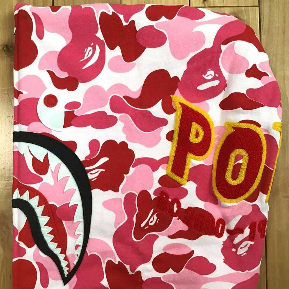 Bape BAPE ABC camo Pink shark full zip hoodie - image 5