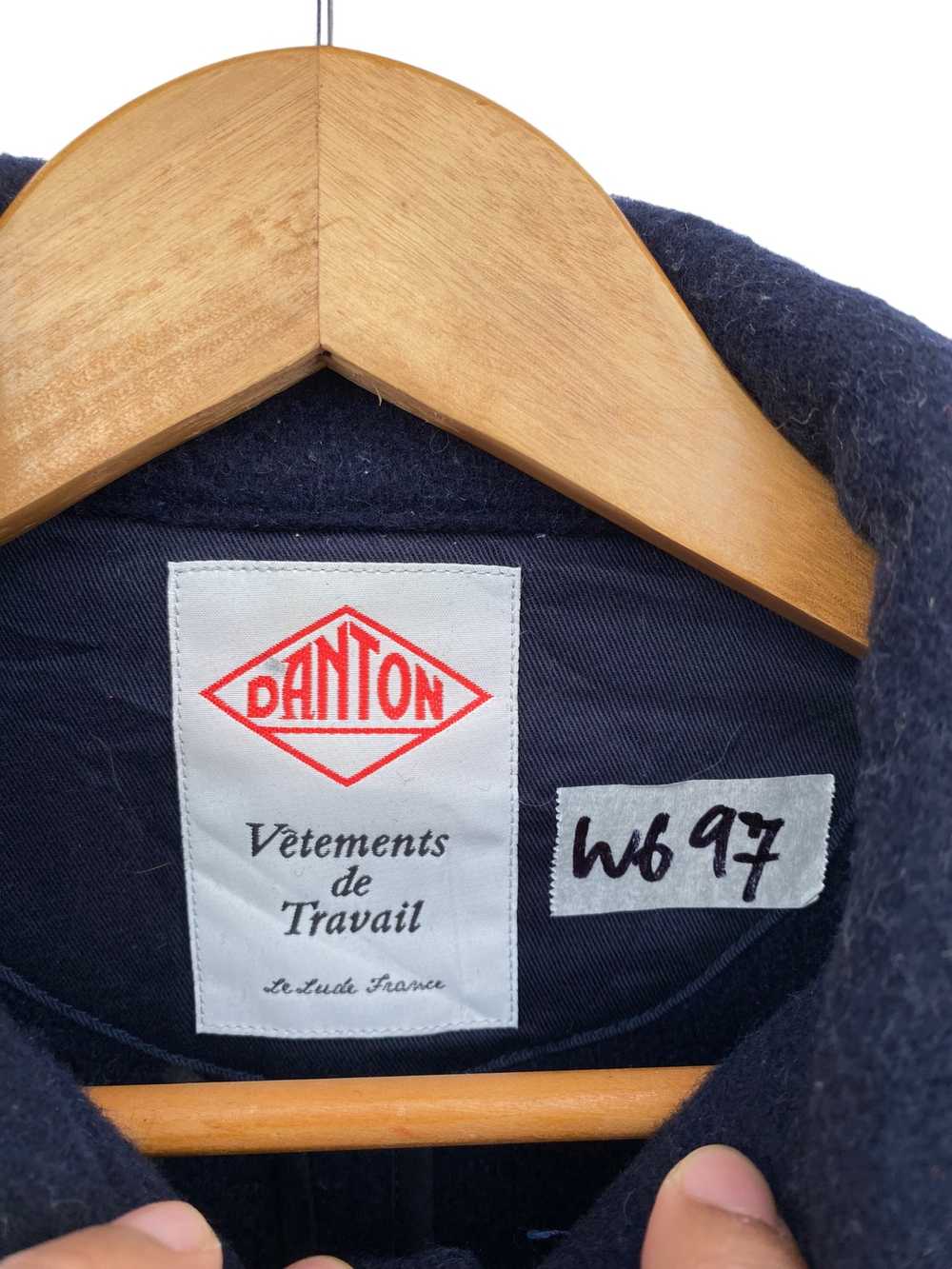 Workers - Danton Round Collar Jacket Navy - image 5