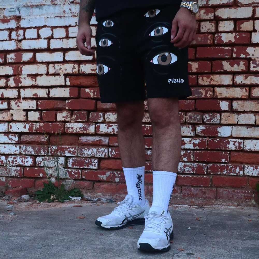 Streetwear EYES LOGO SHORTS - image 3