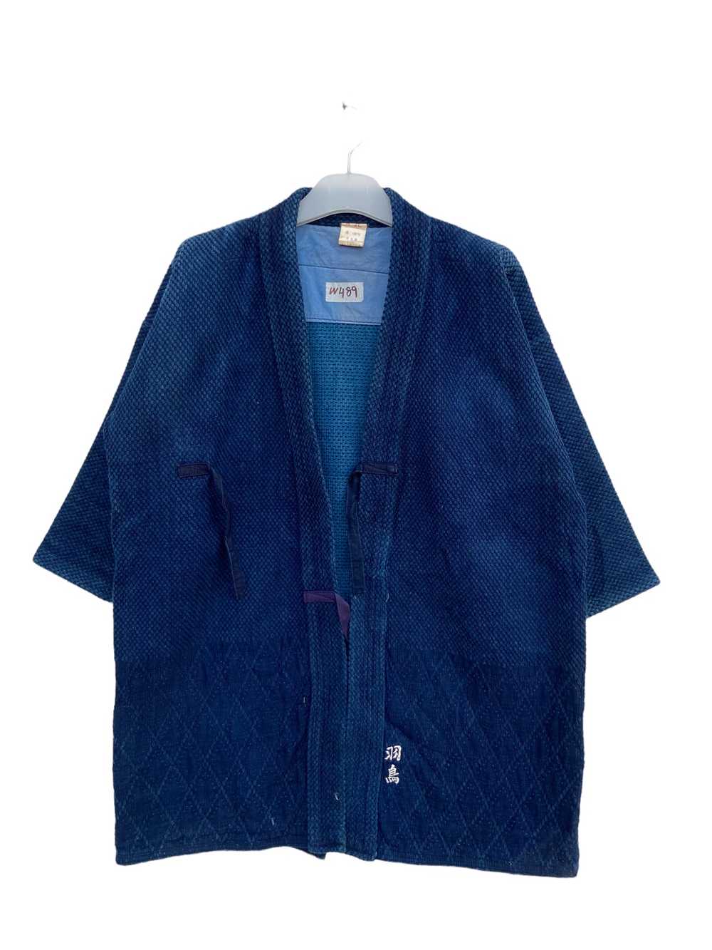 Vintage - Japanese Brand Indigo Blue Sanjuro Jack… - image 1
