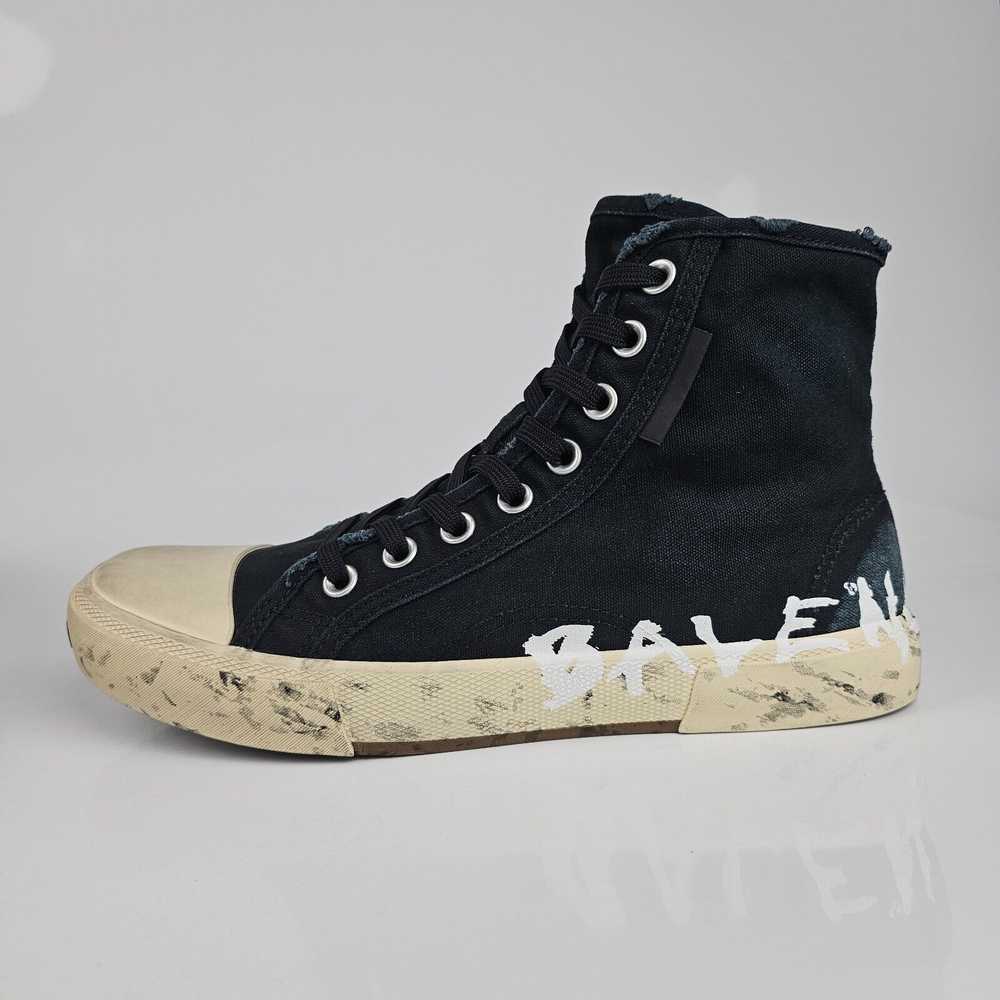 Balenciaga Balenciaga Men's Black Paris Canvas Hi… - image 1