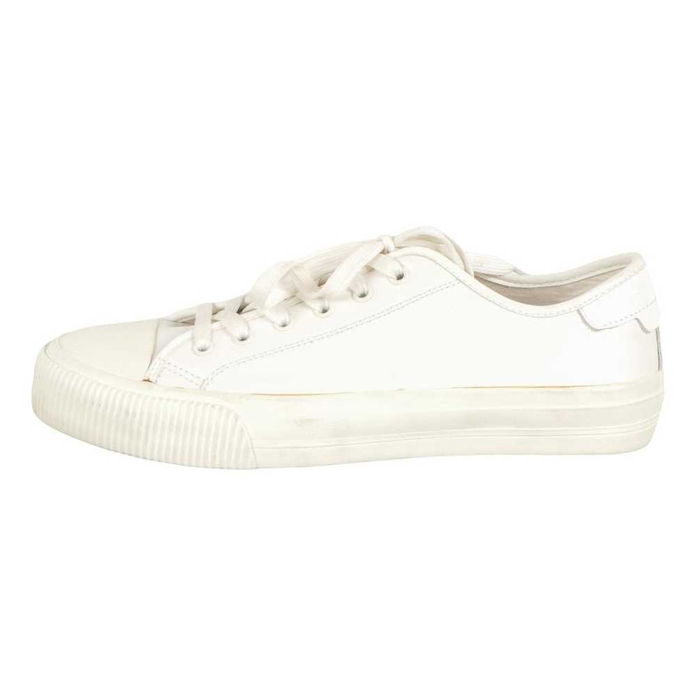 Sandro Spring Summer 2021 leather low trainers - image 1