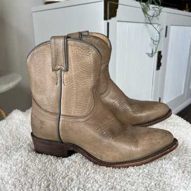 Women's Frye Billy Short Boot Leather Western Boot