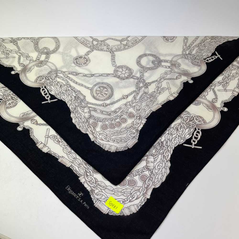 Vintage - Elegance SA Paris Handkerchief Neckerch… - image 7