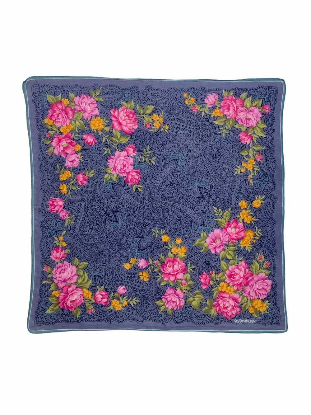 Vintage - Yves Saint Laurent Paislee Handkerchief… - image 2