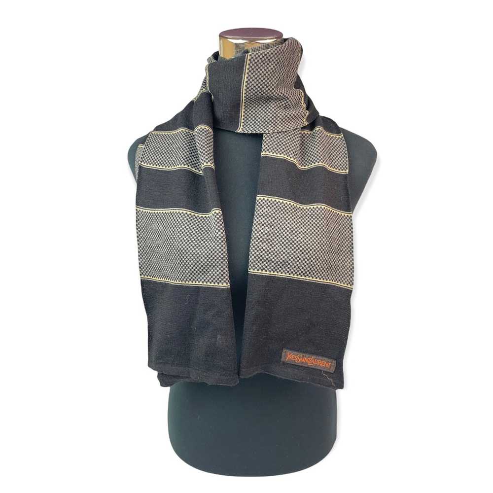 Vintage - YSL Yves Saint Laurent Muffler Scarf