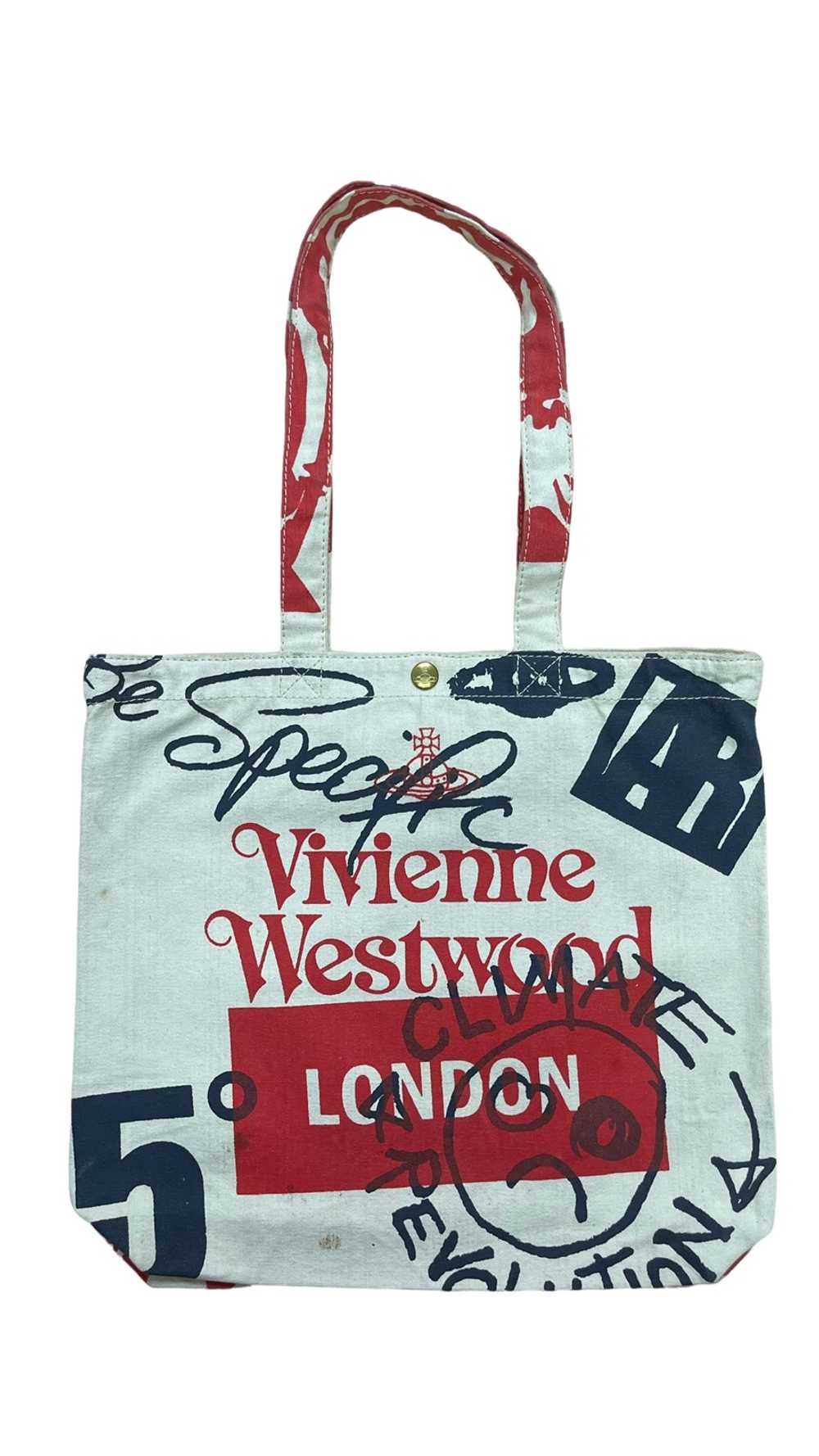 Rare Full Print Artwork Vivienne Westwood Tote Bag - image 1