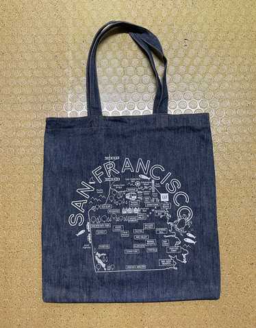バッグ old gap denim handbag 01年製 OLD GAP Denim Sling Bag 紺 00s オールドギャップ