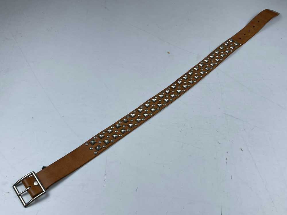 Genuine Leather - spiked belt leather - image 2