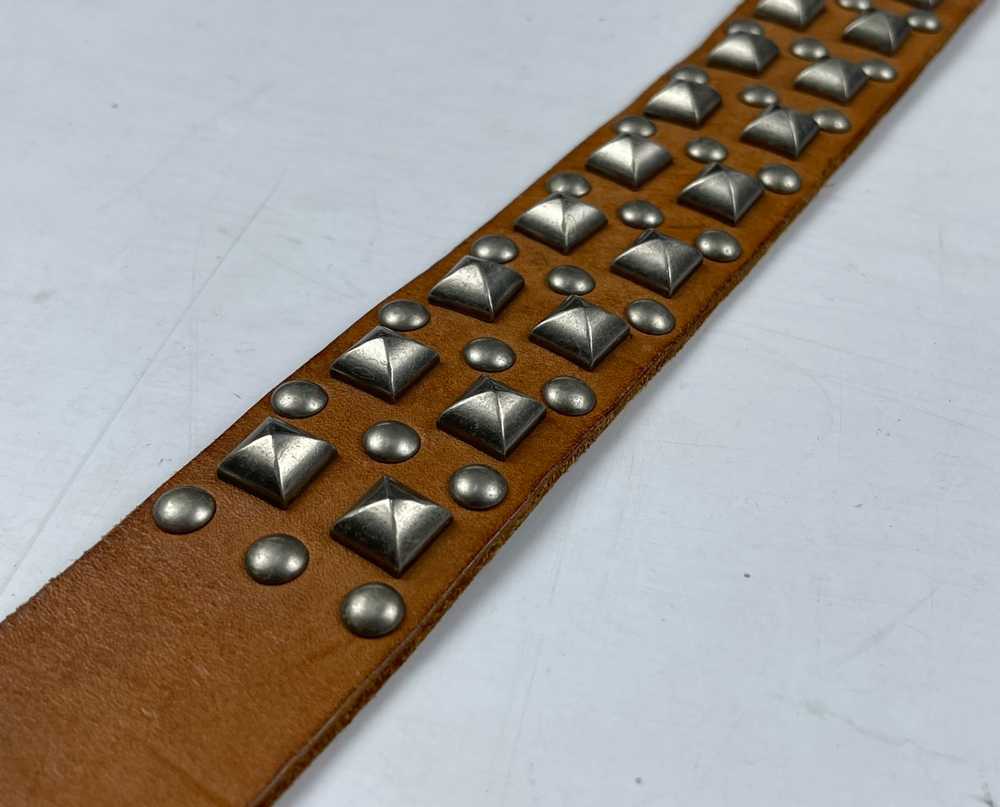 Genuine Leather - spiked belt leather - image 6