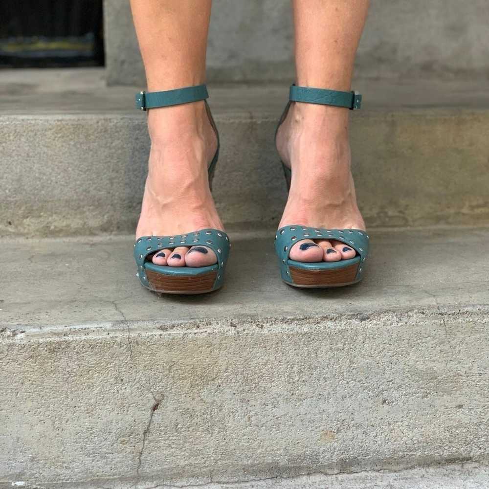 Women’s wedge sandals, heels, platform, Size 9 - image 5