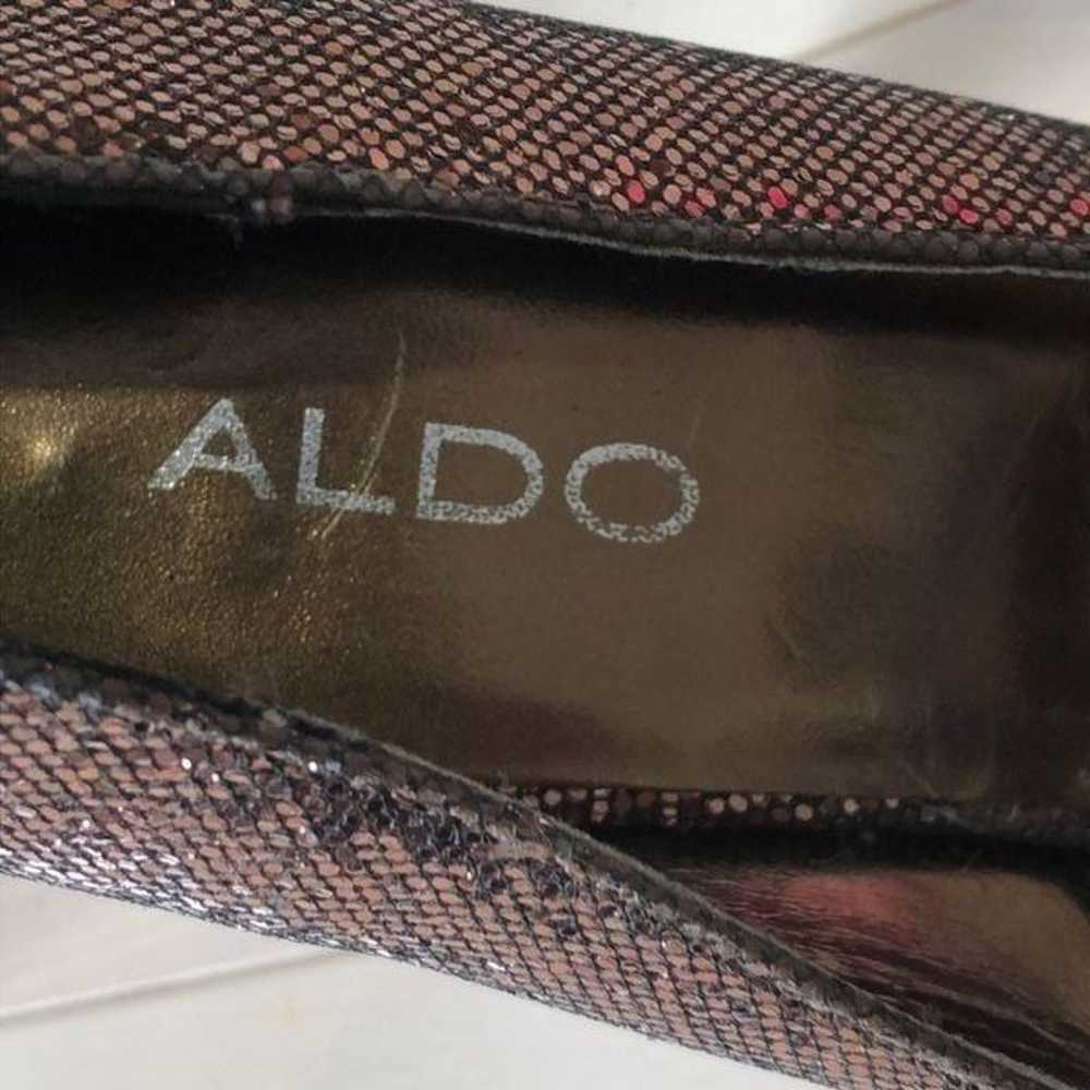 ALDO Women's Web Caged Upper Slip-on Glittery Pum… - image 5