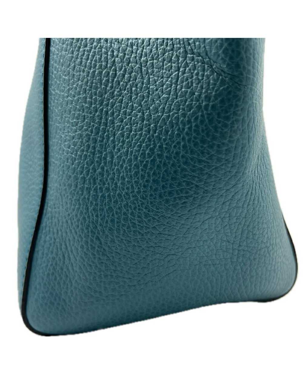 Gucci Blue Leather Swing Bag - image 3