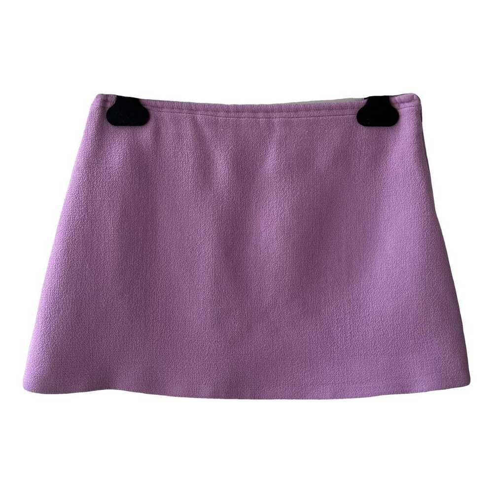 Mach & Mach Wool mini skirt - image 1