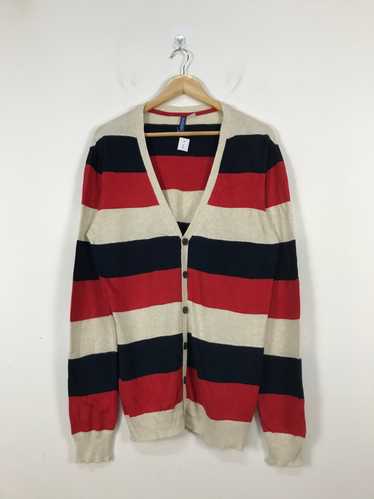 Divided - H&M Devided Striped Multicolor Knit Car… - image 1