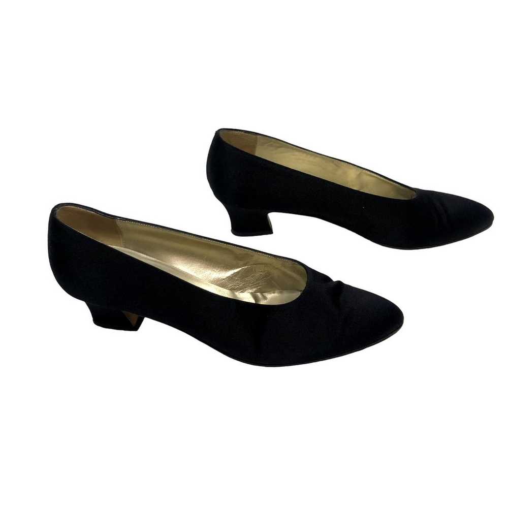Gucci Women's Shoes Black Satin Made in Italy Siz… - image 1