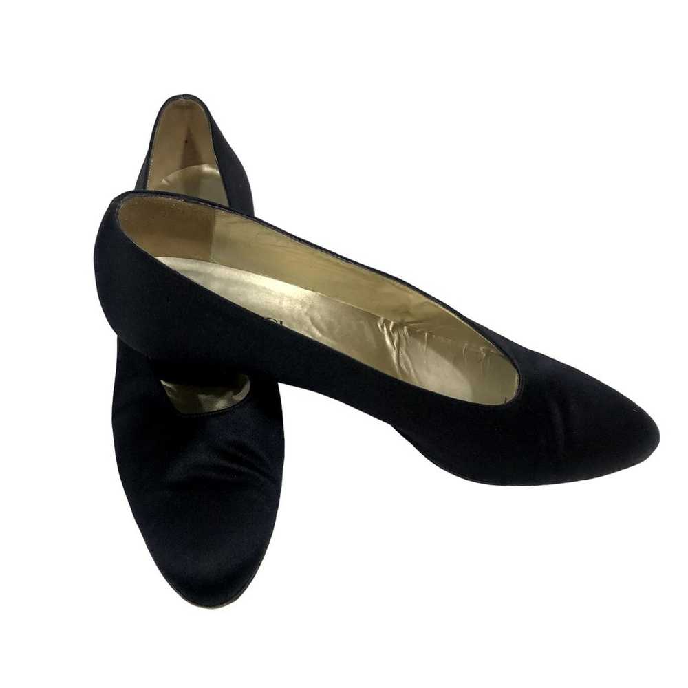 Gucci Women's Shoes Black Satin Made in Italy Siz… - image 6