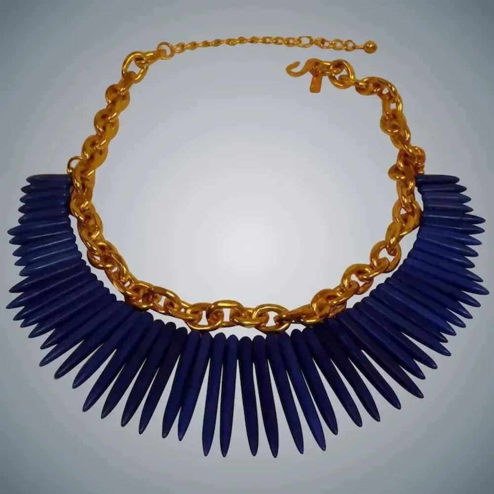 KJL Spike Necklace - Vintage Kenneth Jay Lane Tri… - image 2
