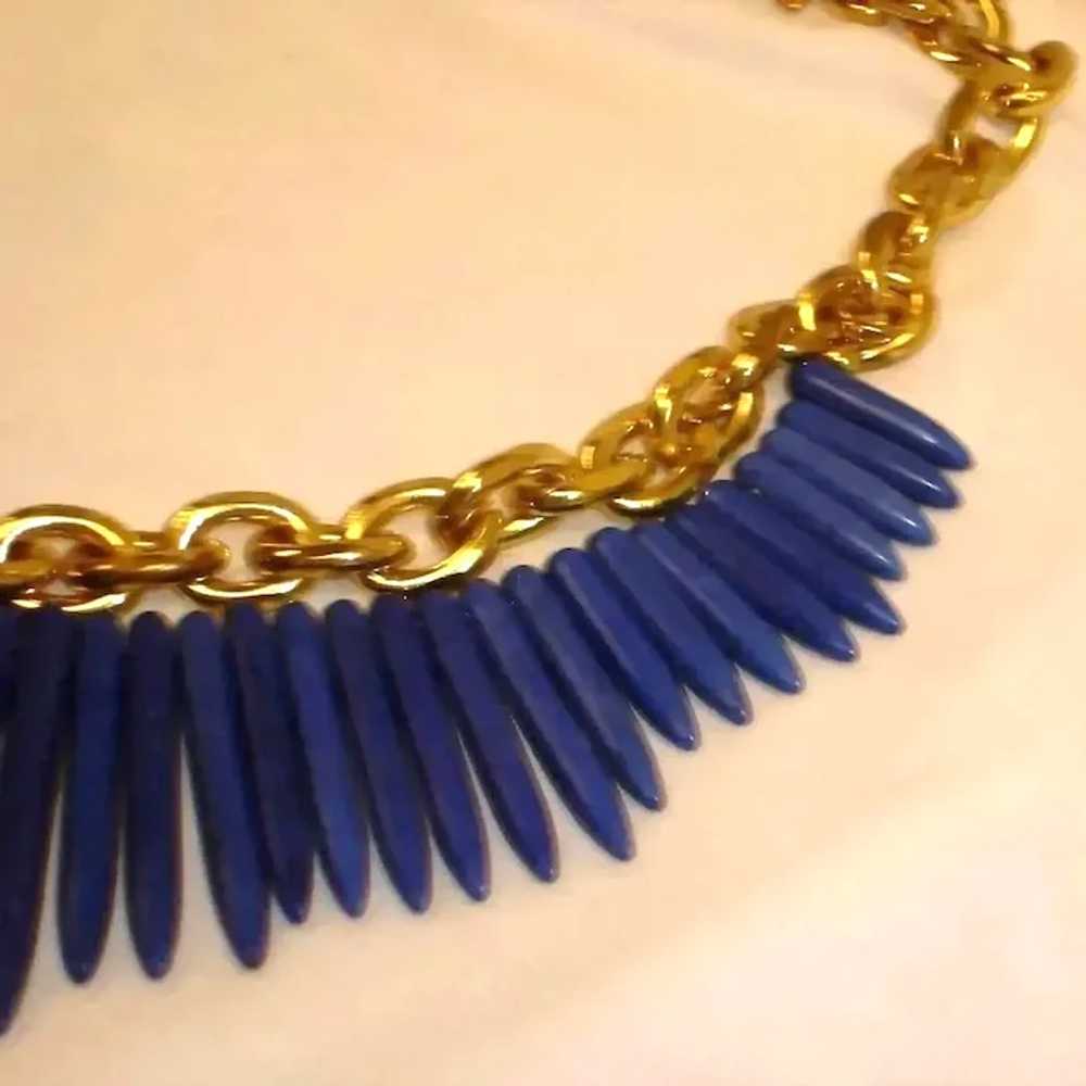 KJL Spike Necklace - Vintage Kenneth Jay Lane Tri… - image 3