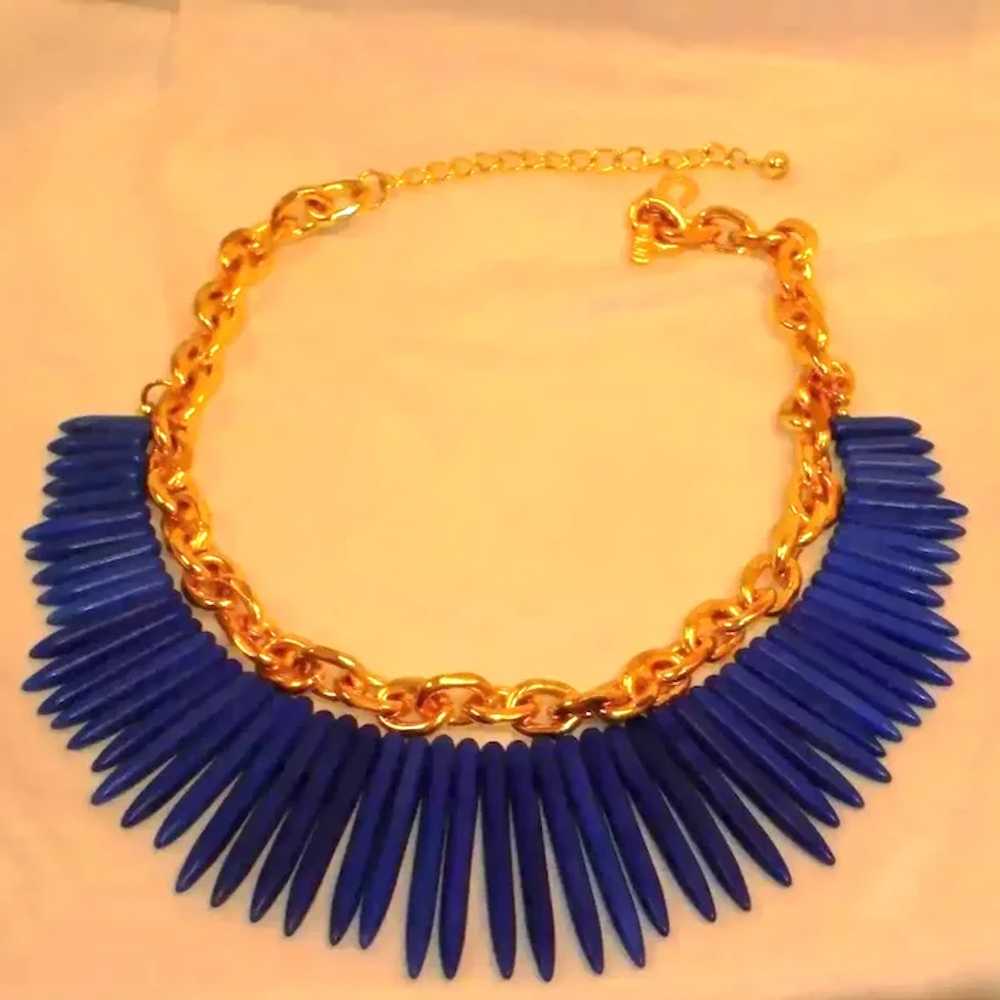 KJL Spike Necklace - Vintage Kenneth Jay Lane Tri… - image 7