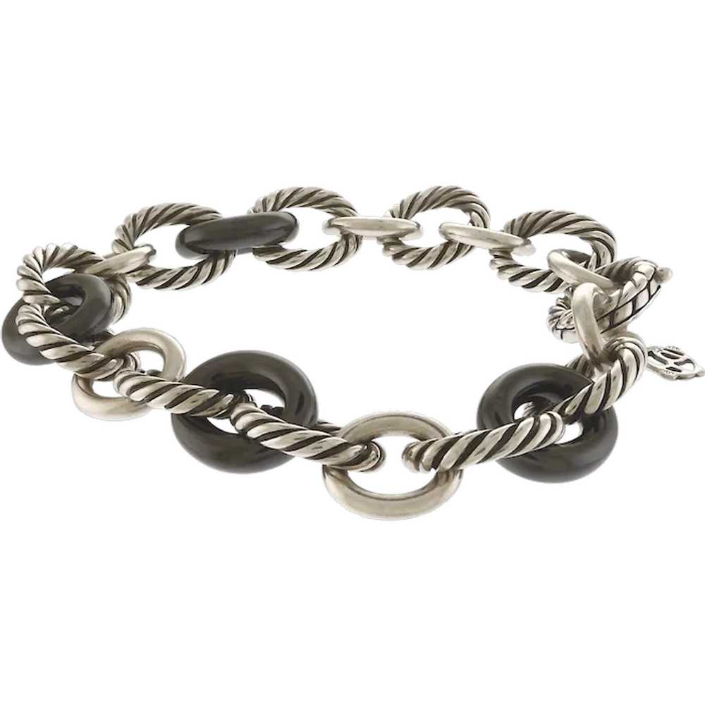 David Yurman “Madison” Chain Bracelet with Sterli… - image 1