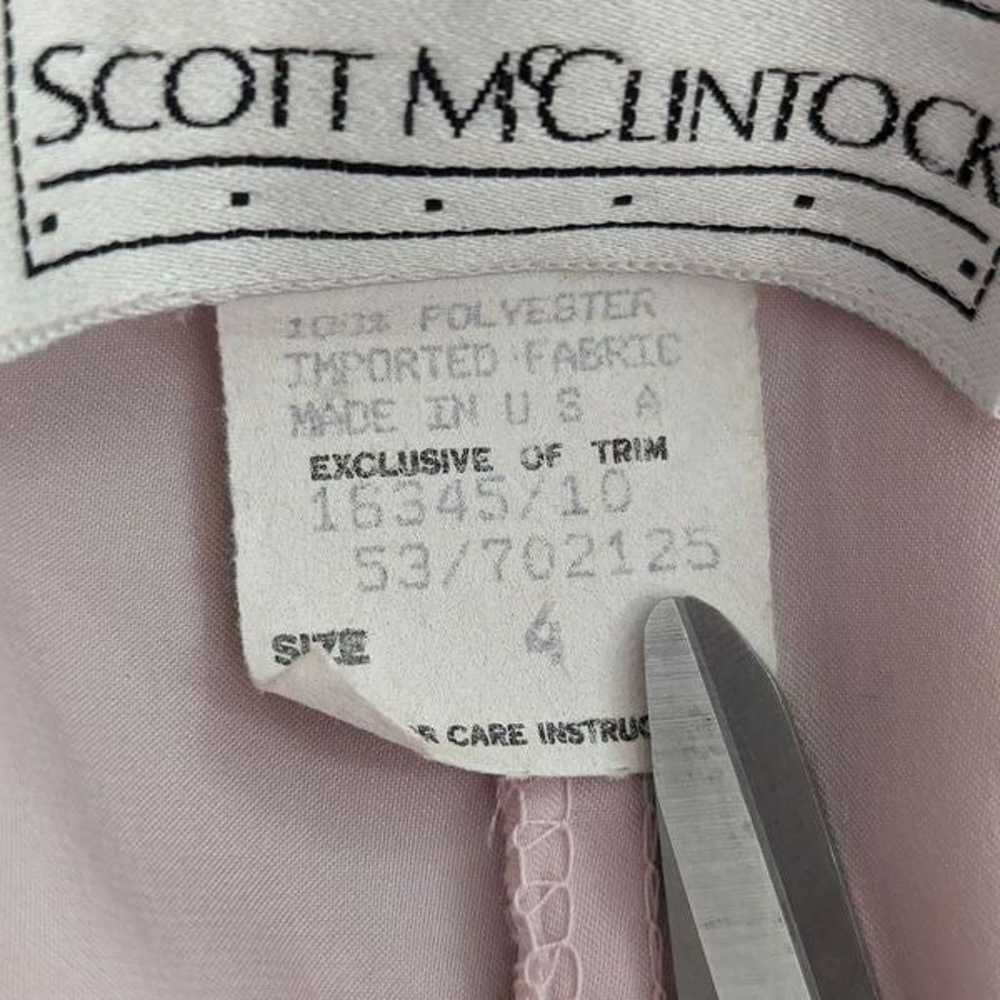 Scott McClintock Vintage Pink Satin Slip Dress - image 6
