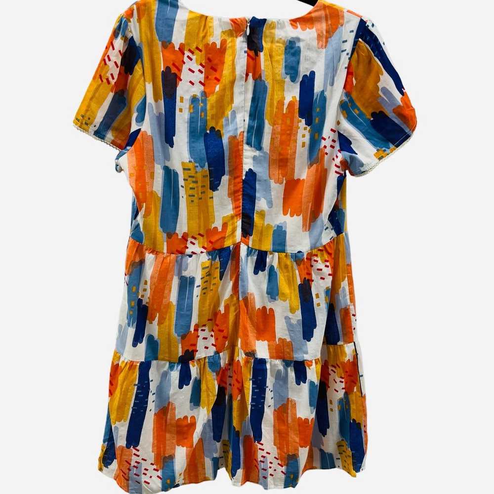 Anthropologie THML Geometric Cotton Casual Dress … - image 6