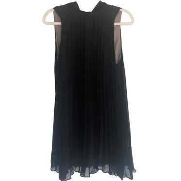 BB Dakota Mini Dress High Neck Pleated Black Dres… - image 1