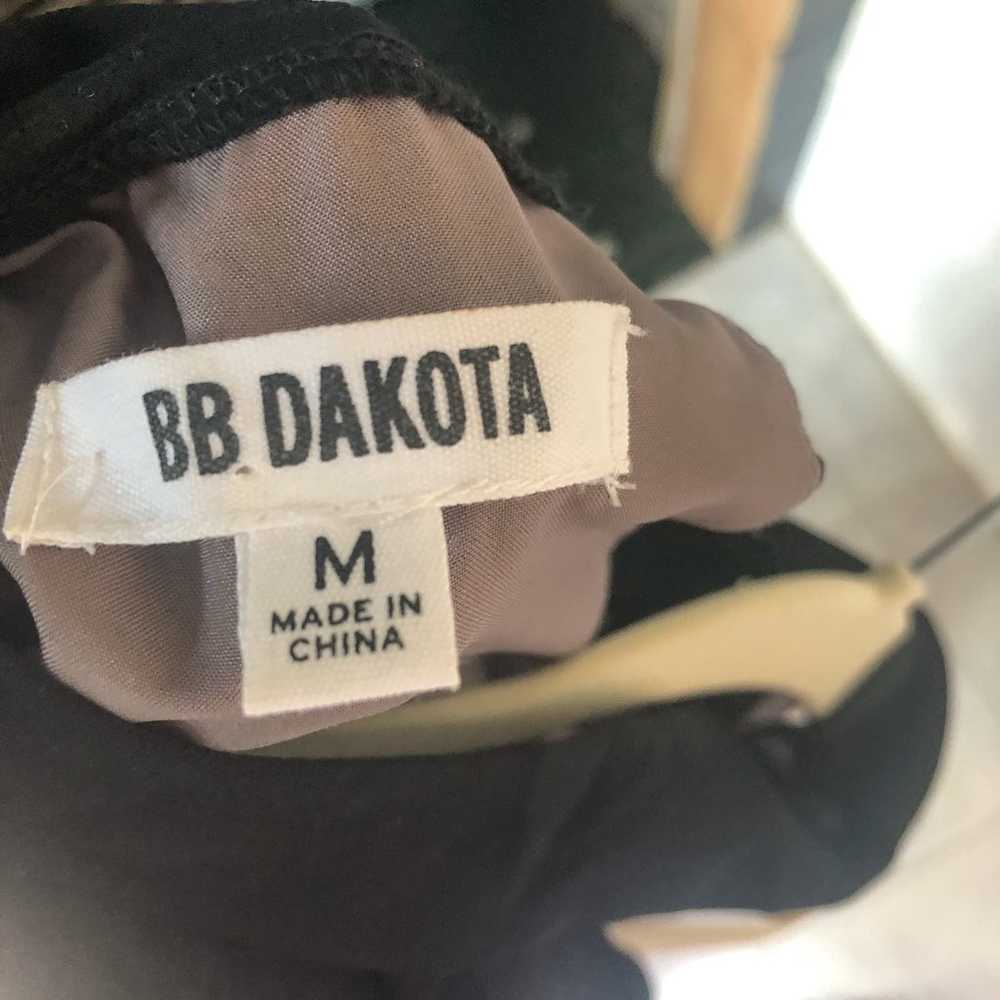 BB Dakota Mini Dress High Neck Pleated Black Dres… - image 3