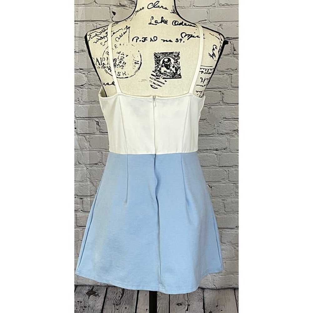 12th Heart Women’s Blue/White Mini Dress (Size L) - image 4