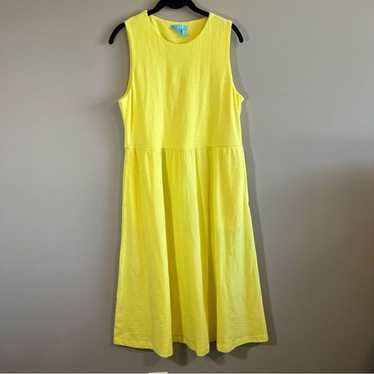 Draper James RSVP Yellow Long Dress with Pockets L