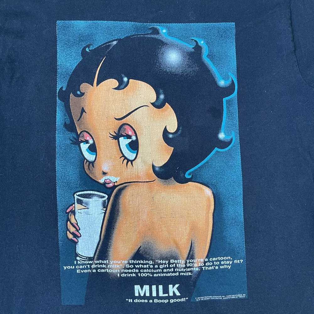 Streetwear × Vintage Vintage 1995 Betty Boop Milk… - image 3