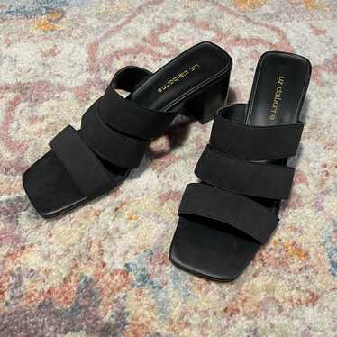 Vintage Y2K Liz Claiborne black mules /  heels / s