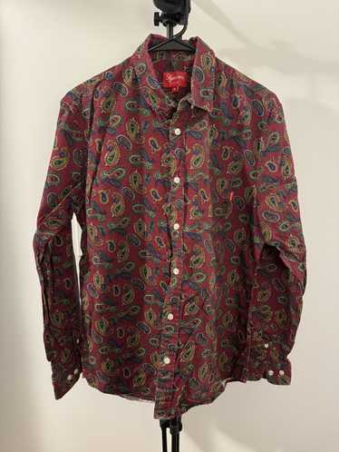 Supreme Paisley Grid 2024 Shirt