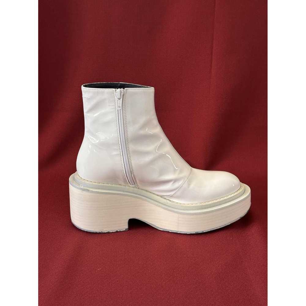 MM6 Patent leather ankle boots - image 7