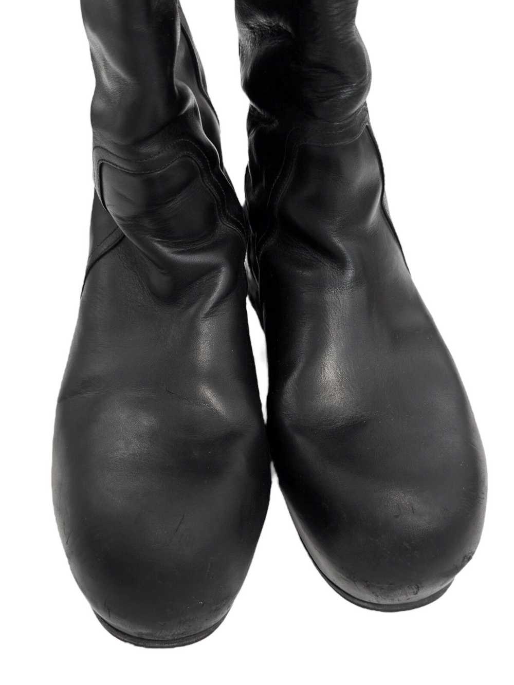 Rick Owens Sz43 High Leather Ballast Boot - image 4