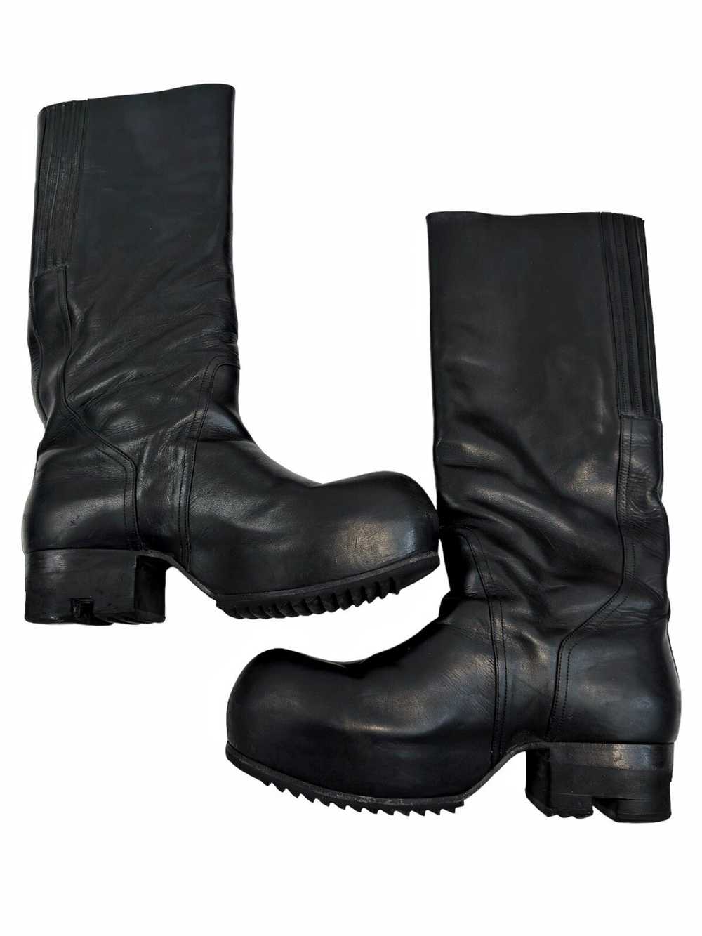 Rick Owens Sz43 High Leather Ballast Boot - image 5