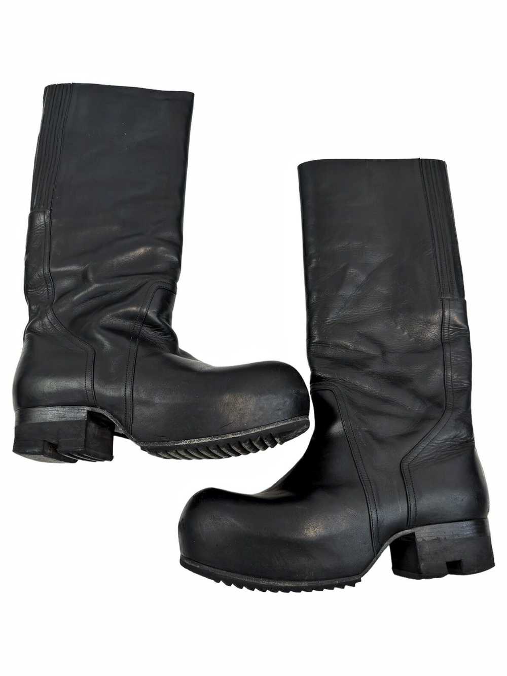 Rick Owens Sz43 High Leather Ballast Boot - image 6