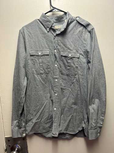 Burberry Burberry London Long Sleeve Button Up Gre