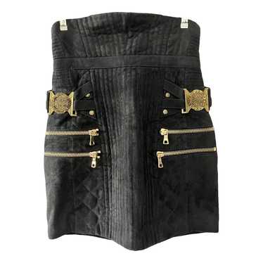 Balmain Leather mini skirt - image 1