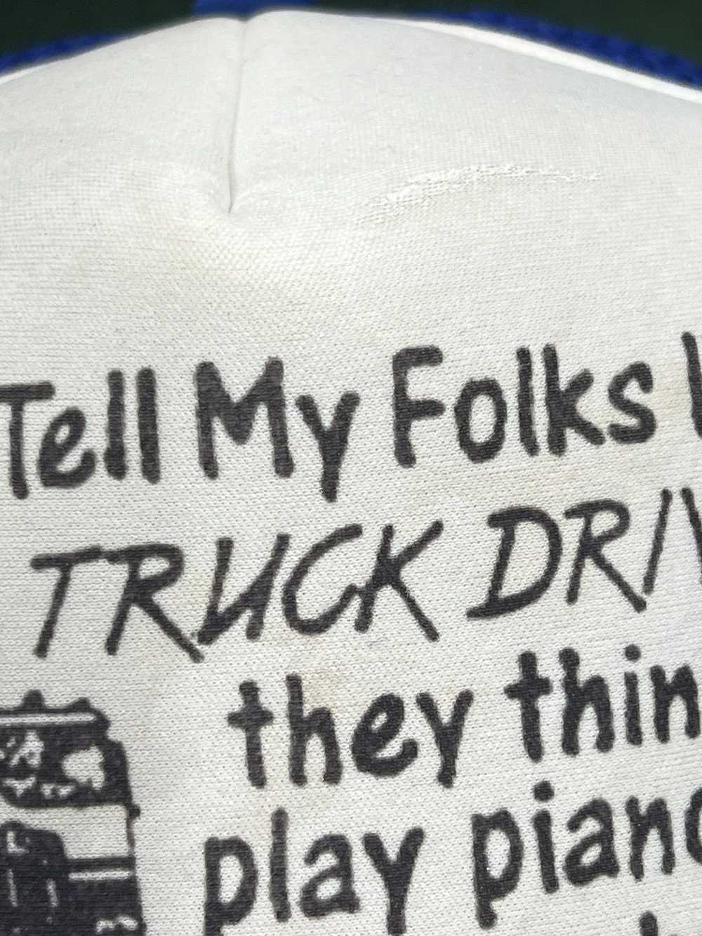 Snap Back × Trucker Hat × Vintage 90s Funny Truck… - image 3