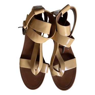 Bottega Veneta Leather flip flops - image 1