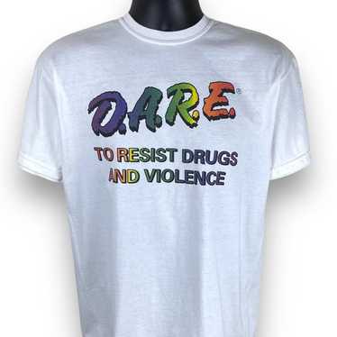 D.A.R.E × Tee Shirt × Vintage Vintage Y2K Gildan … - image 1