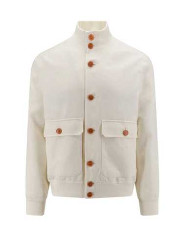 Brunello Cucinelli o1w1db10524 Jacket in Open Whi… - image 1