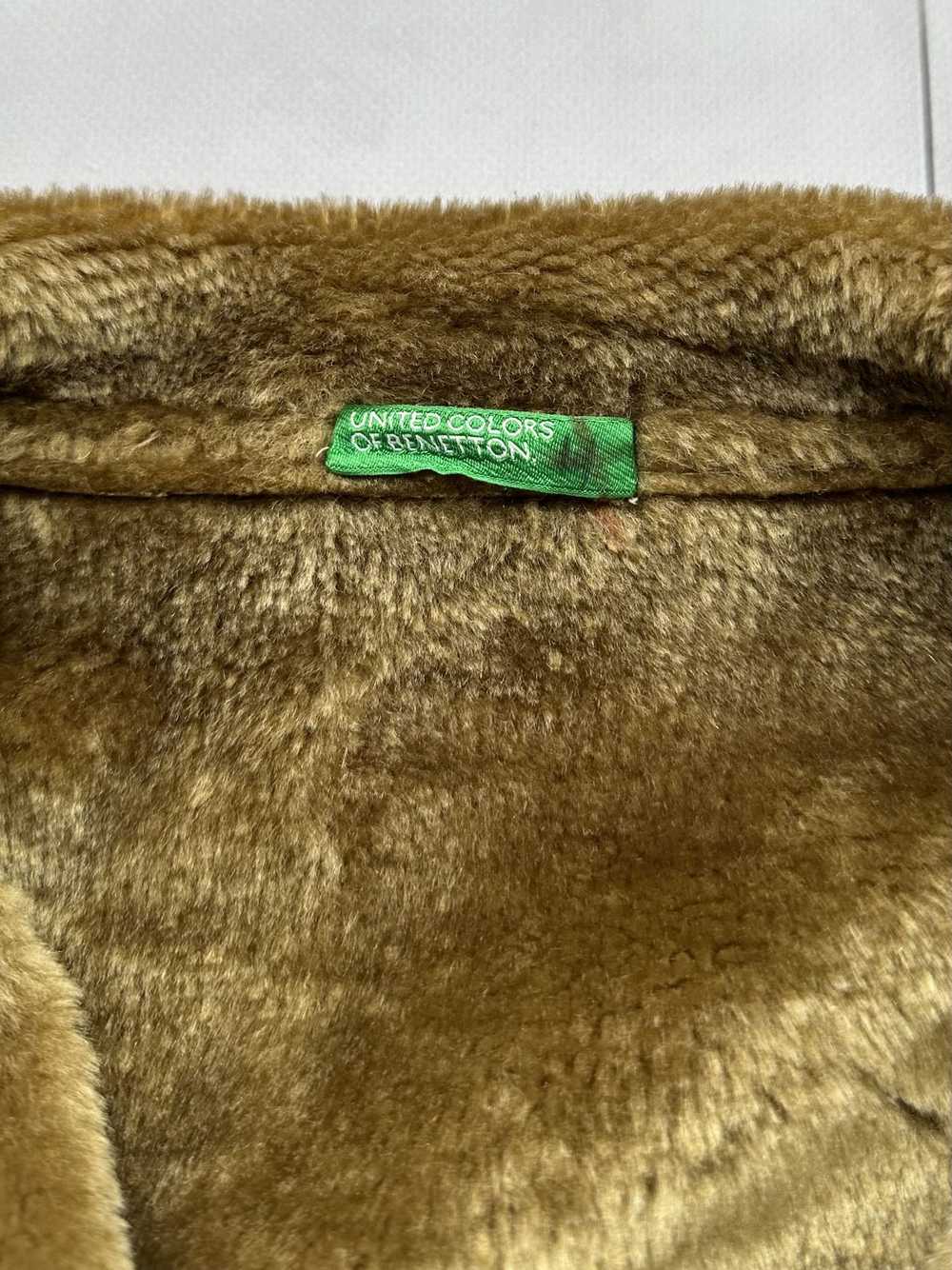Sheepskin Coat × United Colors Of Benetton × Vint… - image 8