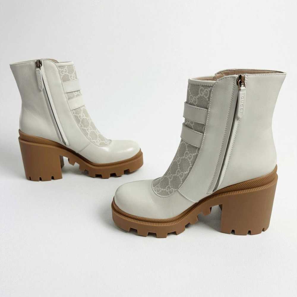 Gucci Leather boots - image 7