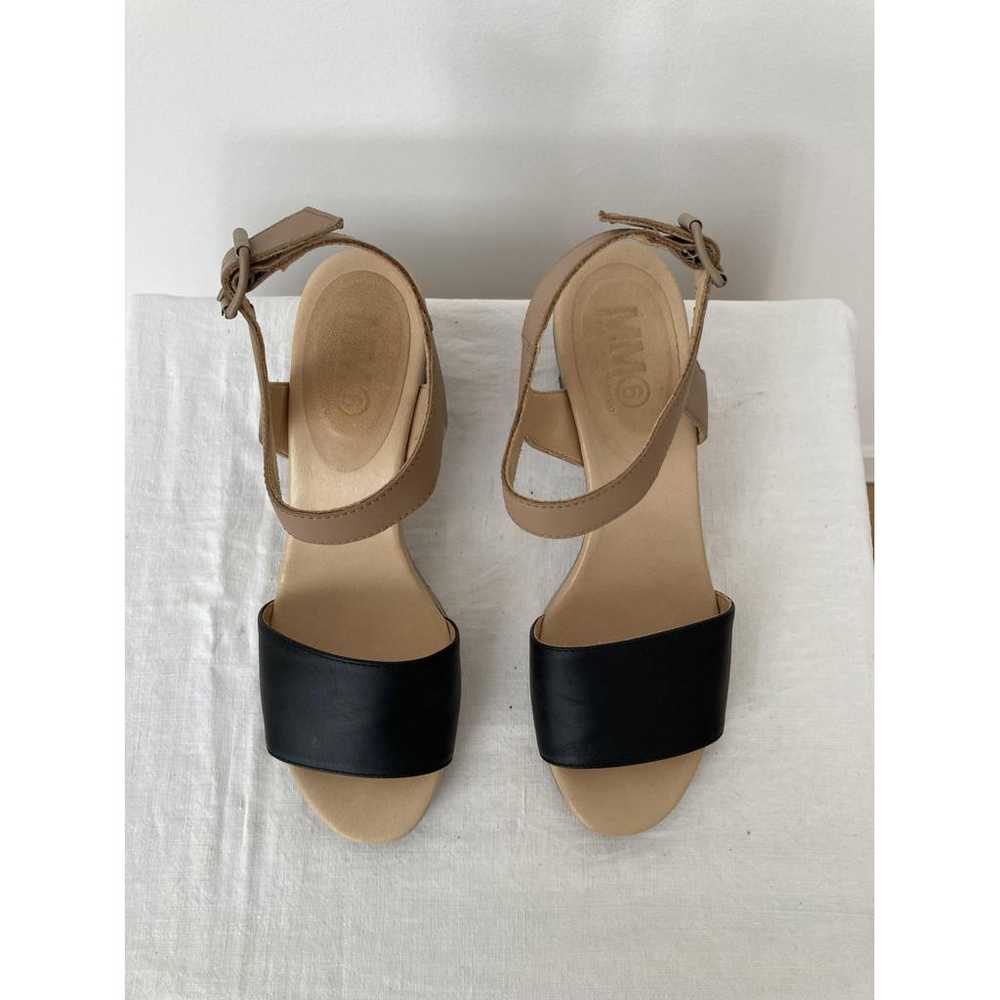 MM6 Leather sandals - image 4