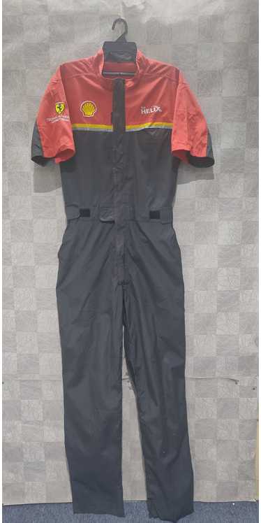 Overalls × Racing Shell Ferrari mechanic vintage o