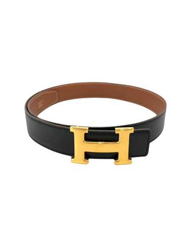 Hermes Reversible Leather Belt in Classic Shades … - image 1